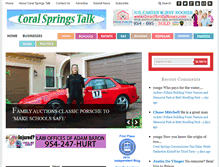 Tablet Screenshot of coralspringstalk.com